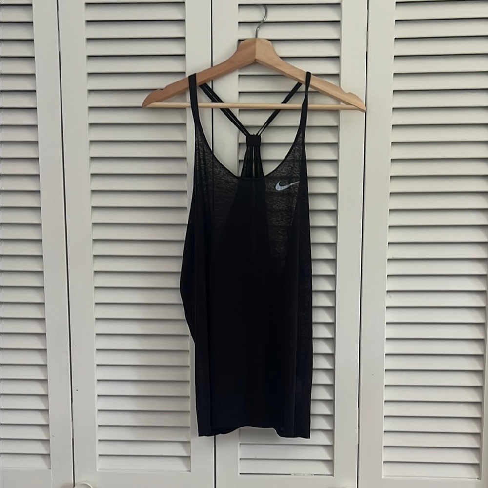 Nike Women's Black Tank Top Dri Fit XL